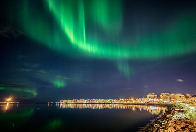 Nordlysjagt i Reykjavik