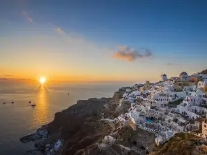 Sunset of Santorini