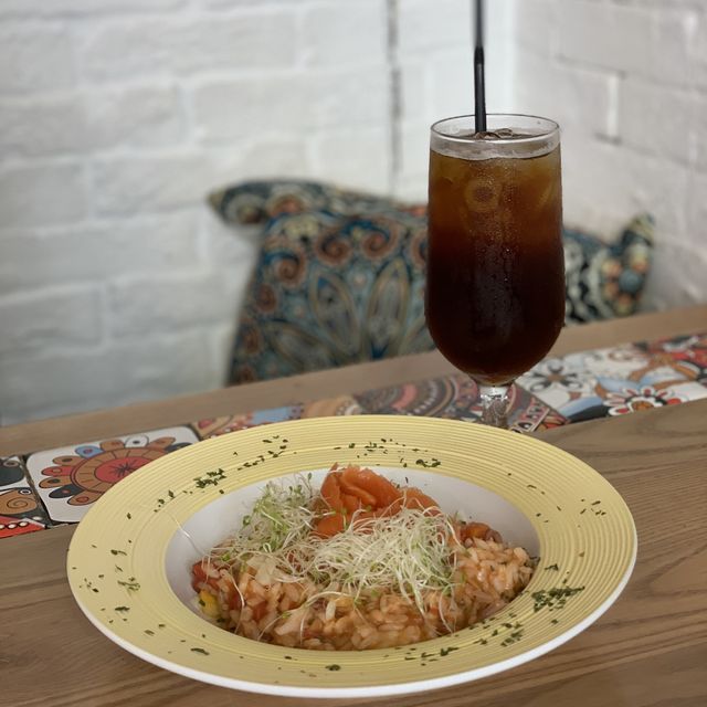 民族風裝潢嘅太子Cafe
