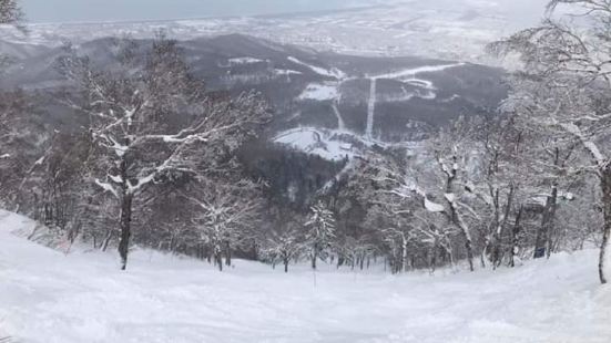 是北海道著名的滑雪場。就在群山之間，是真雪哦。這裏設備非常先