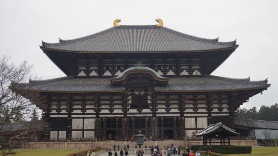 日本的寺庙建筑，以古朴精巧著称。但奈良东大寺的大佛殿，却以其