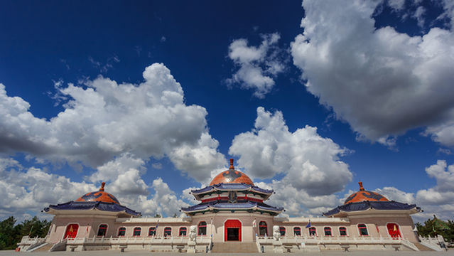 The Mausoleum of Genghis Khan