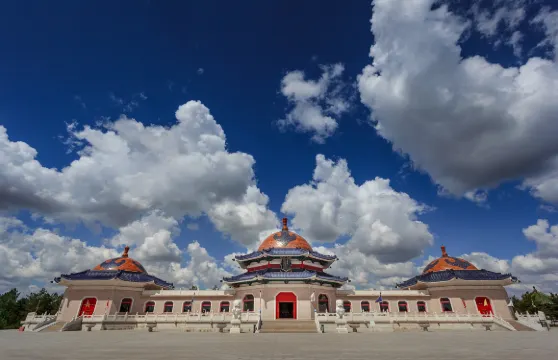 成吉思汗陵景區-市區來回接駁車大小同價