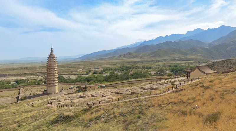 Double Pagodas at Baisikou