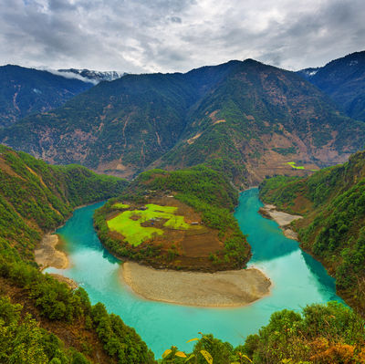 The First Bend of the Nujiang River
