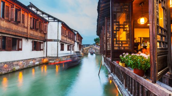 嘉興烏鎮東柵景區+南潯古鎮一日遊【純玩市區上門接雙5A水鄉】