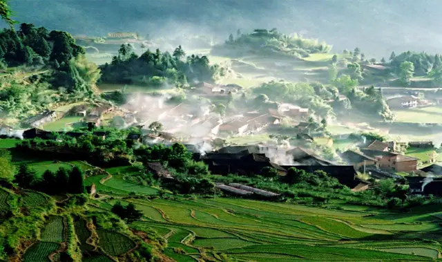 Terraced Fields Viewing in Lishui