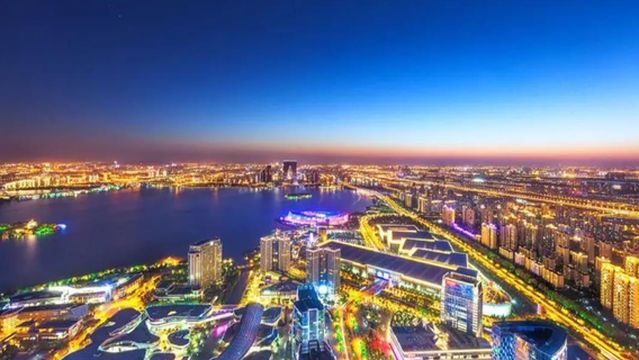 Observation Deck at the Summit of Suzhou Ancient City