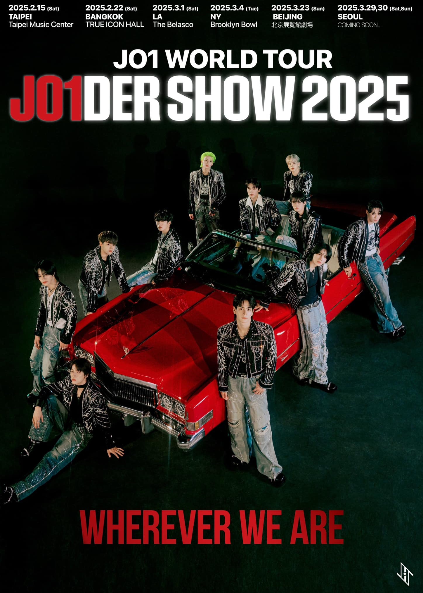 JO1 Concert 2025 USA JO1 WORLD TOUR JO1DER SHOW 2025 ʻWHEREVER WE