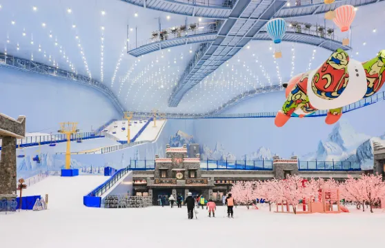 成都熱雪奇蹟3小時初級滑雪票(含雪具)大小同價