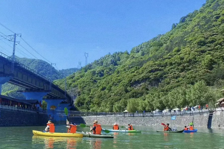 First Draftage of Zhashui Canyon