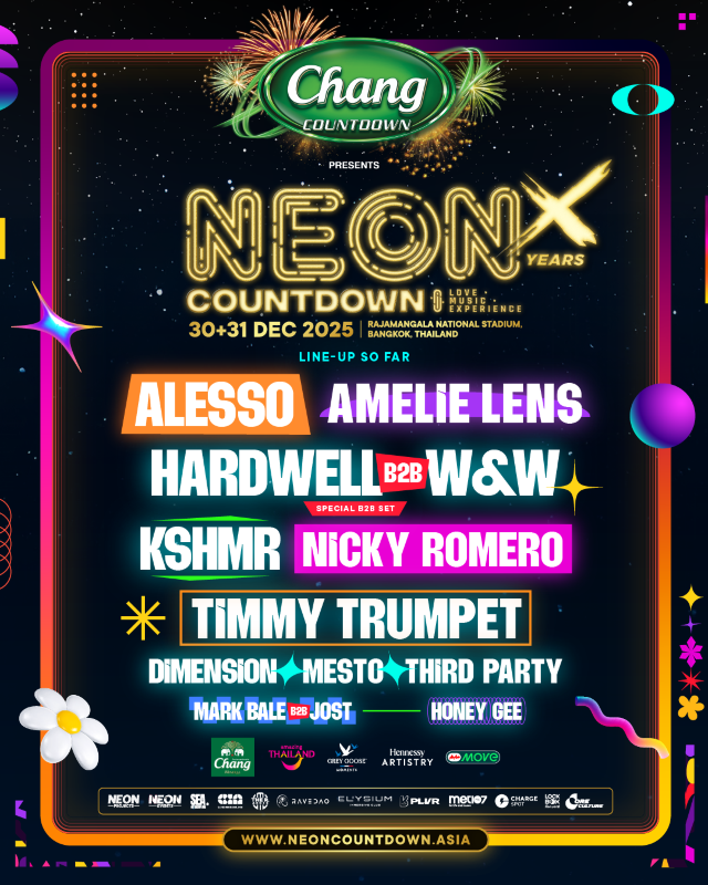 泰國曼谷 · NEON COUNTDOWN 2025：Countdown to a Decade | 拉賈曼加拉體育場