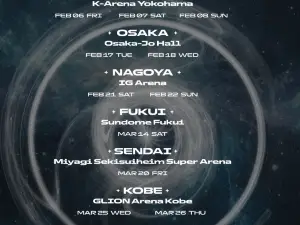 日本仙台 · XG WORLD TOUR: THE CORE