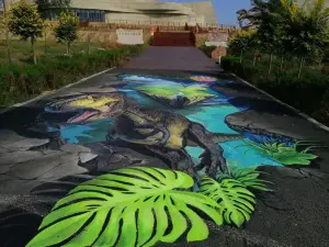 Lingwu Dinosaur Fossil Relic Site Hall