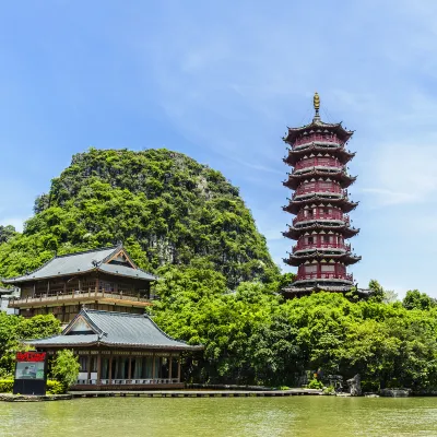 Guilin Qingshanshe (Taohua River Reed Flute Cave Scenic Area)