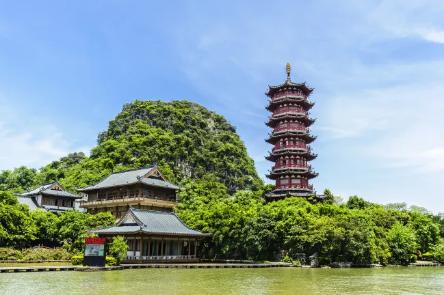 Guilin Qingshanshe (Taohua River Reed Flute Cave Scenic Area)