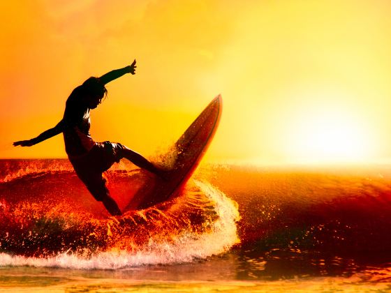 Surfing Kuta Bali