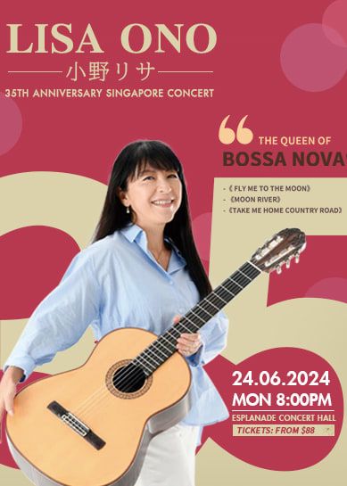 Lisa Ono 35th Anniversary Singapore Concert | Esplanade | Esplanade Concert Hall
