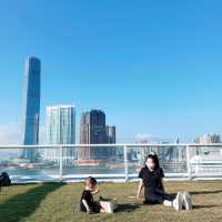 尖沙咀海景+草地！打卡熱點 