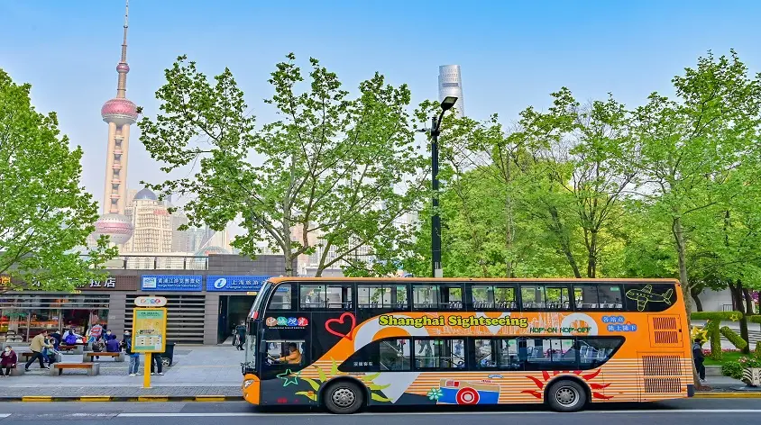 Shanghai Sightseeing Double-decker Bus