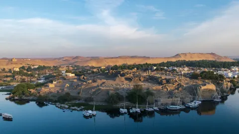 Elephantine attraction in Aswan