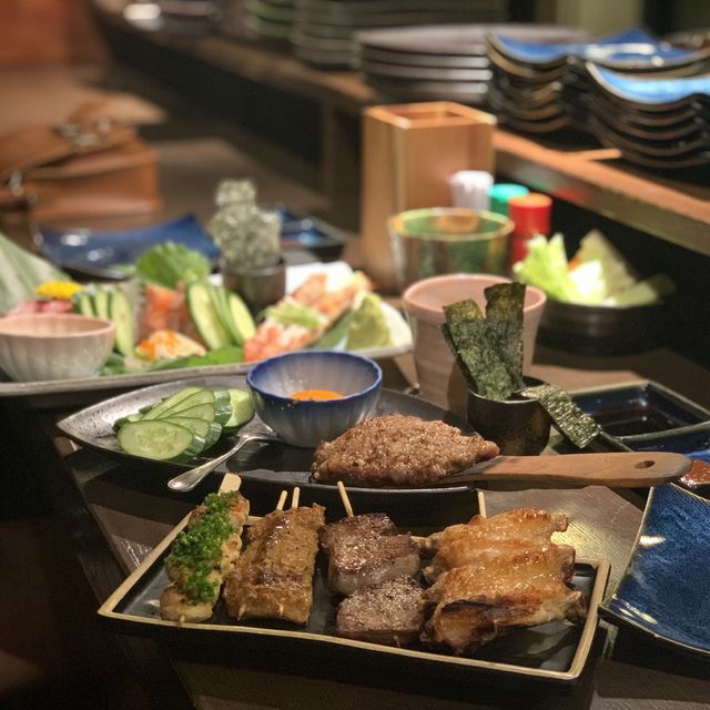 日式居酒屋 主打牛肉串燒同特色果酒
