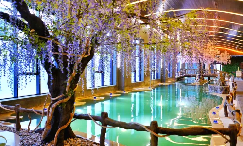 บ่อน้ําพุร้อนภูเขาไฟจูหลงซาน