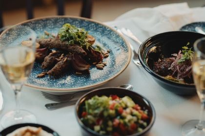 Ottoman Hall & Courtyard - Al Moudira Hotel Restaurant