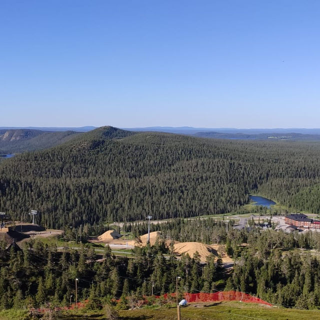 Ruka ski summer sleigh downhill track