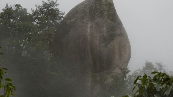 大雨后水量很足，山沟里咆哮的河水奔腾而下，轰鸣声震耳欲聋，从