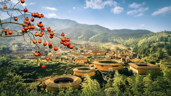 Private group one-day tour to Yongding Chuxi Tulou Group Hakka Tulou Private Group from Xiamen City