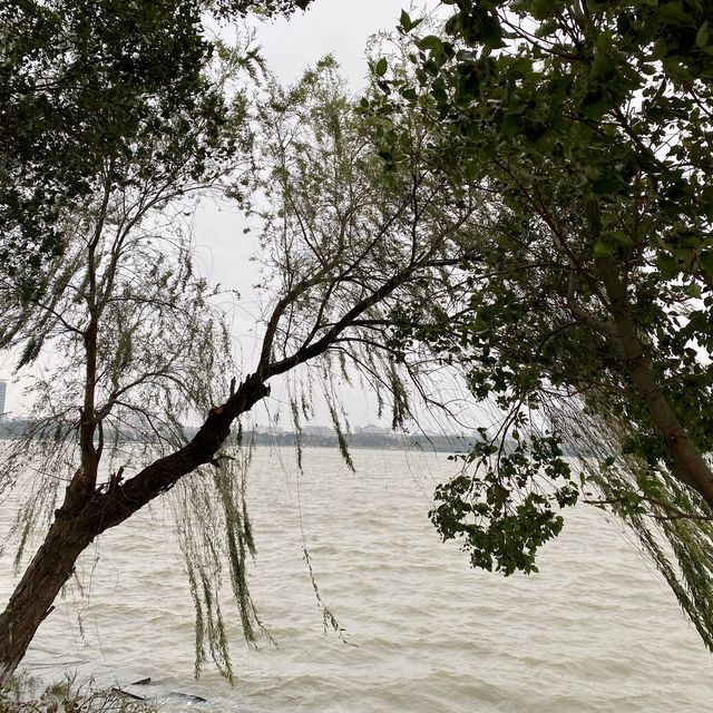 Running along the Yangtze River 