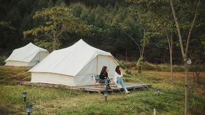 Camping in Longmen