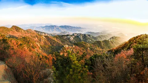 Yimeng Mountain Inzone Tianmeng Tourist Area attraction in Linyi