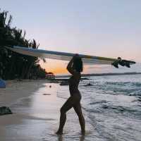 Surf and Sunset