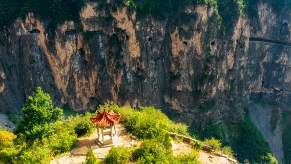 Shenlongwan Cliff-Hanging Road Viewing Platform