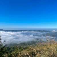 Beautiful sunrise from top of Mt. Batur 
