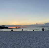 【和歌山】夕陽と白浜が美しい海