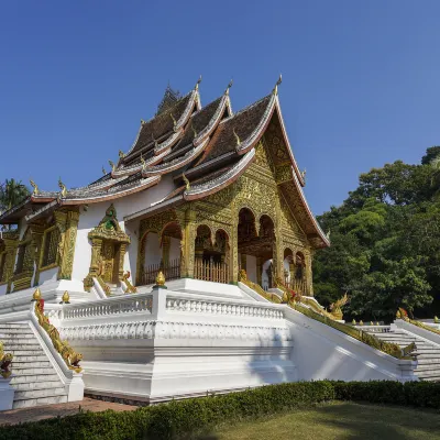Rum och frukost i Louang Prabang