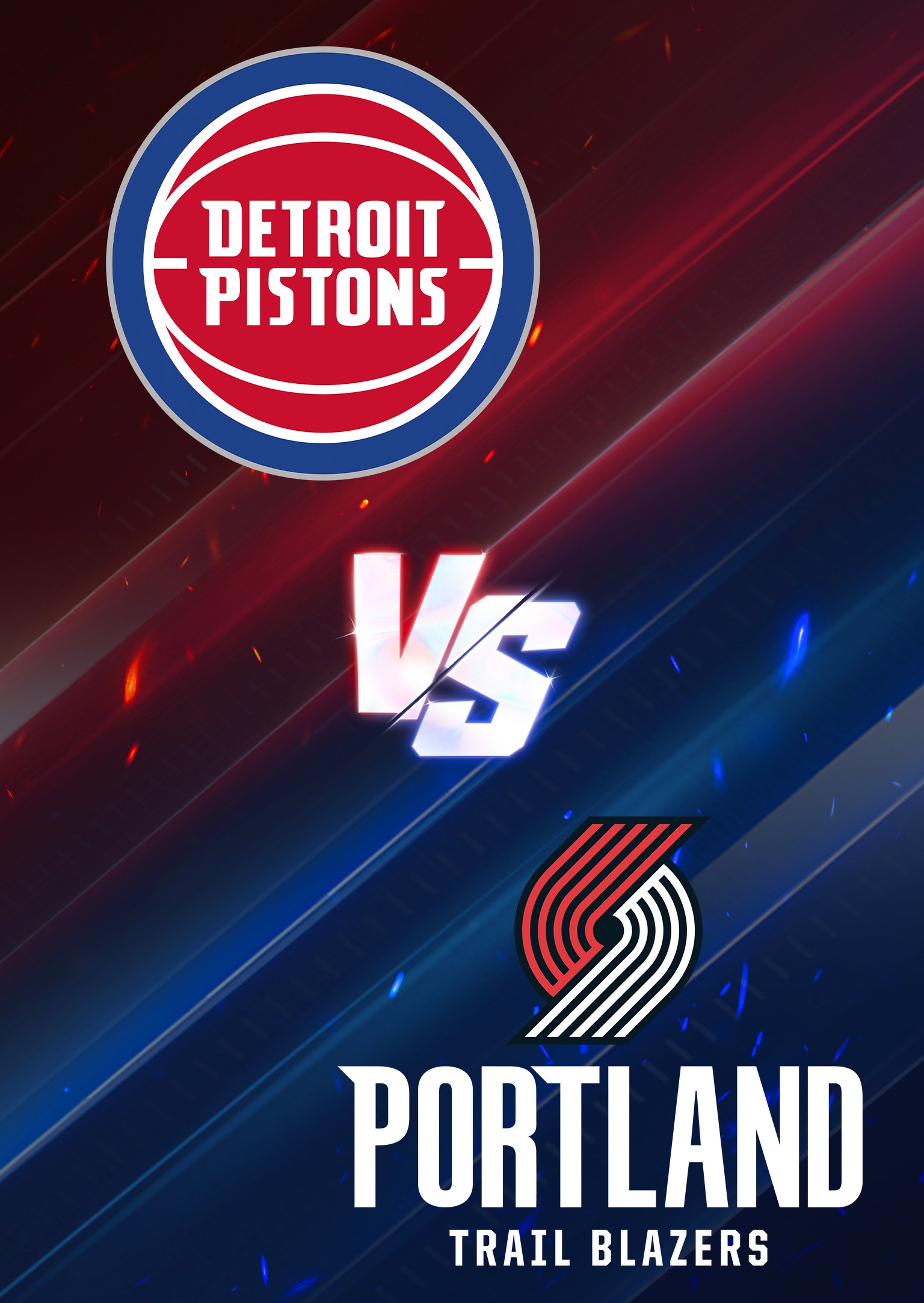 Portland Trail Blazers at Detroit Pistons | Detroit