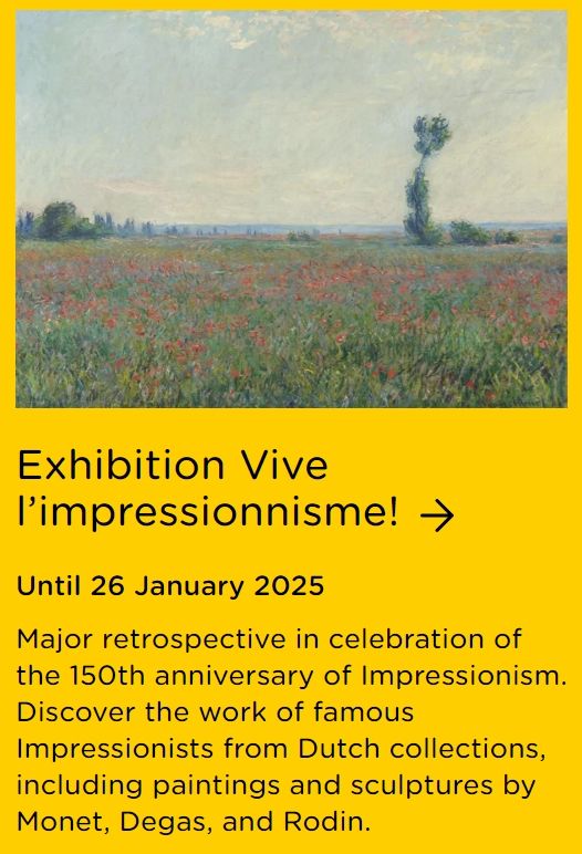 Vive l’impressionnisme! Masterpieces from Dutch Collections | Van Gogh Museum