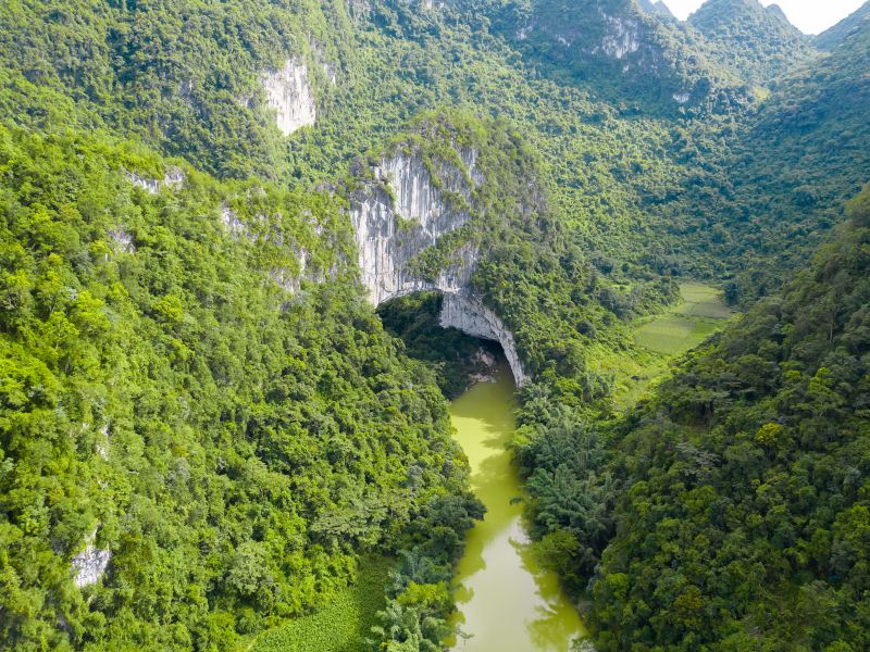 布柳河仙人橋景區