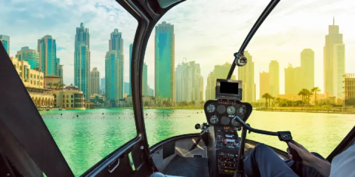杜拜直升機體驗