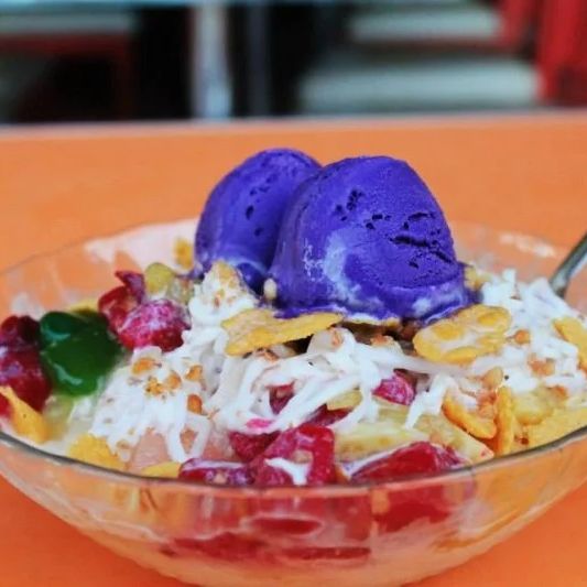 Dessert and brain freeze! 