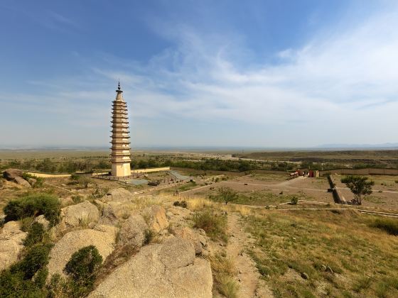 Double Pagodas at Baisikou