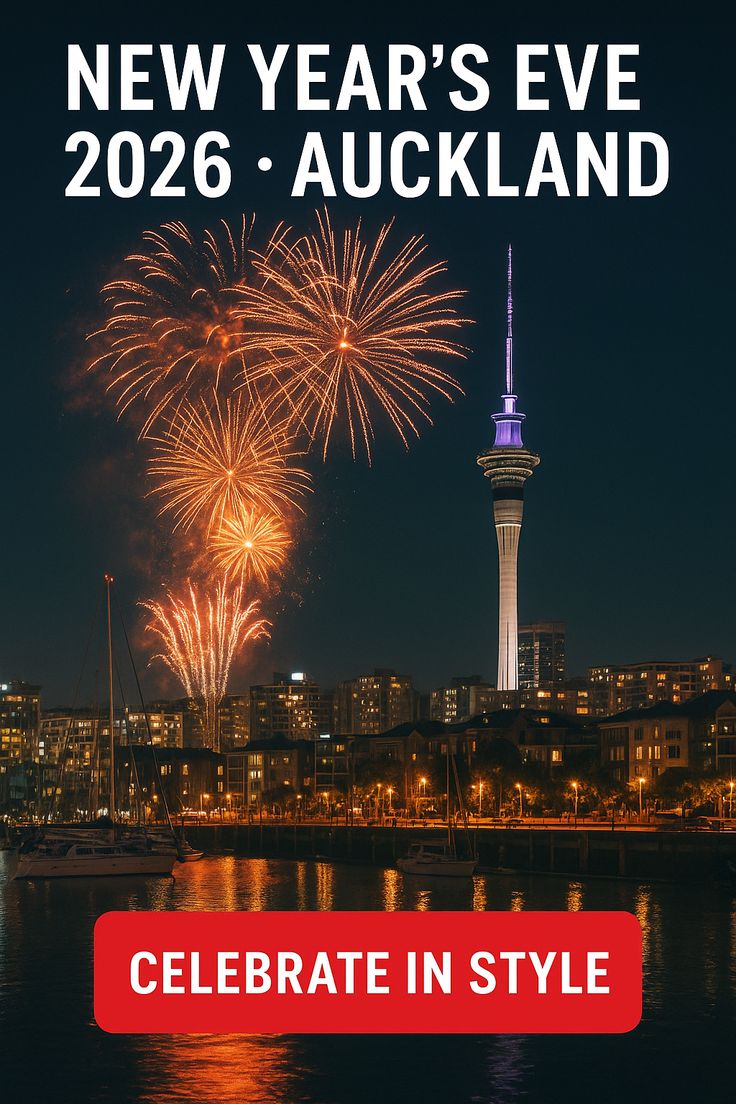 Sky Tower New Year's Eve Fireworks | Auckland