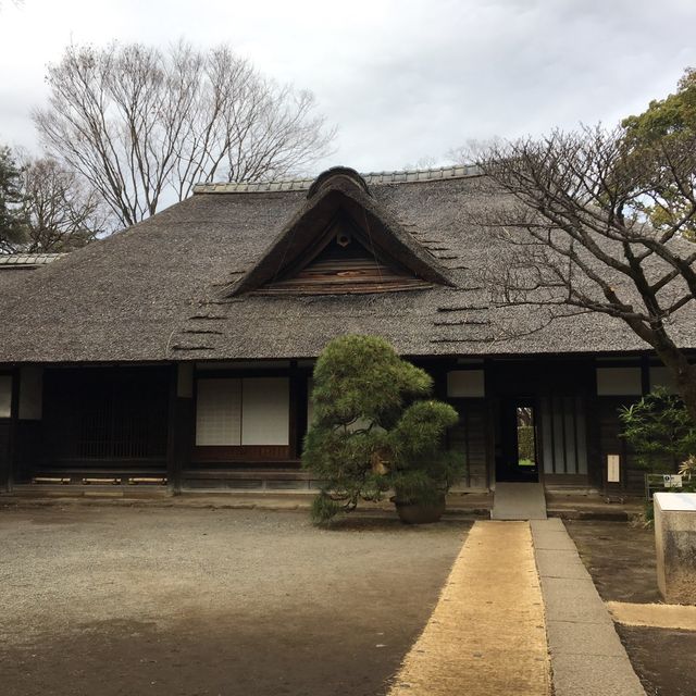 歴史的な建造物がある江戸東京たてもの園