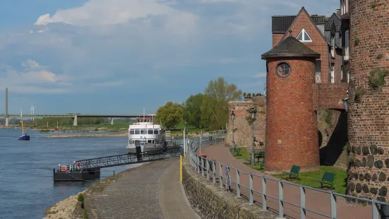 Rhine embankment promenade