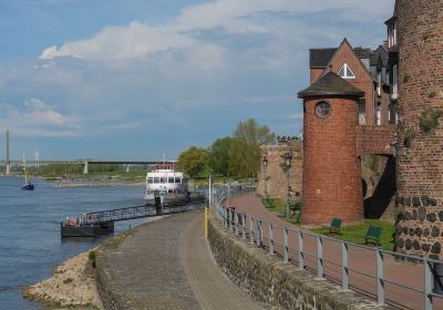 Rhine embankment promenade