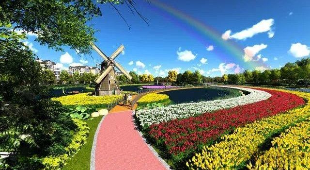 Yanhu Ecological Health Cultural Tourism City - Water Shadow Flower Sea